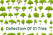 Collection Of 51 Tree, an Illustration by Mantas Bac (Thumbnail 1 of 5)