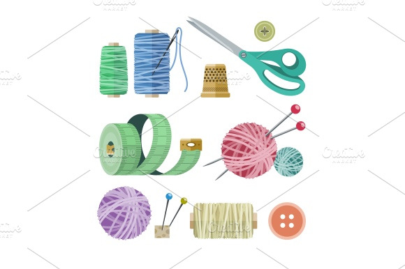 Tools And Materials For Fancywork