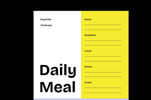 Daily Weekly Meal Planner