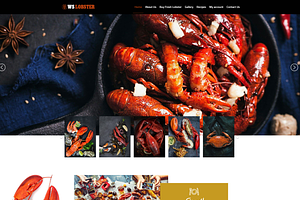 WS Lobster -Seafood Restaurant Theme