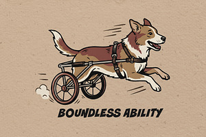 Boundless ability, an Animal Illustration by Vectorlina