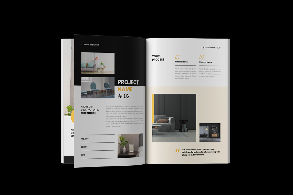 Design Portfolio Template, a Brochure Template by NorthPeak (Photo 5 of 9)