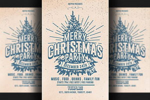 Christmas Party Flyer, a Flyer Template by Hotpin