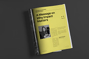 Gray Minimal ESG Impact Report, a Brochure Template by Neermana (Thumbnail 9 of 11)