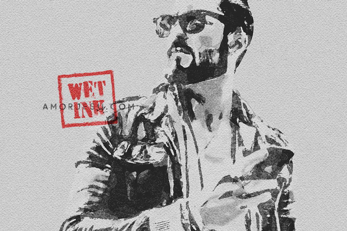 Wet Ink Photo Effect, an Action Add-On by Amorjesu.com (Photo 10 of 27)