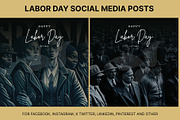 61 Labor day social media posts set, a Social Media Template by Walldecorated (Thumbnail 14 of 29)