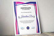 Certificate Word | PSD | AI, a Stationery Template by Curve Design (Thumbnail 6 of 6)