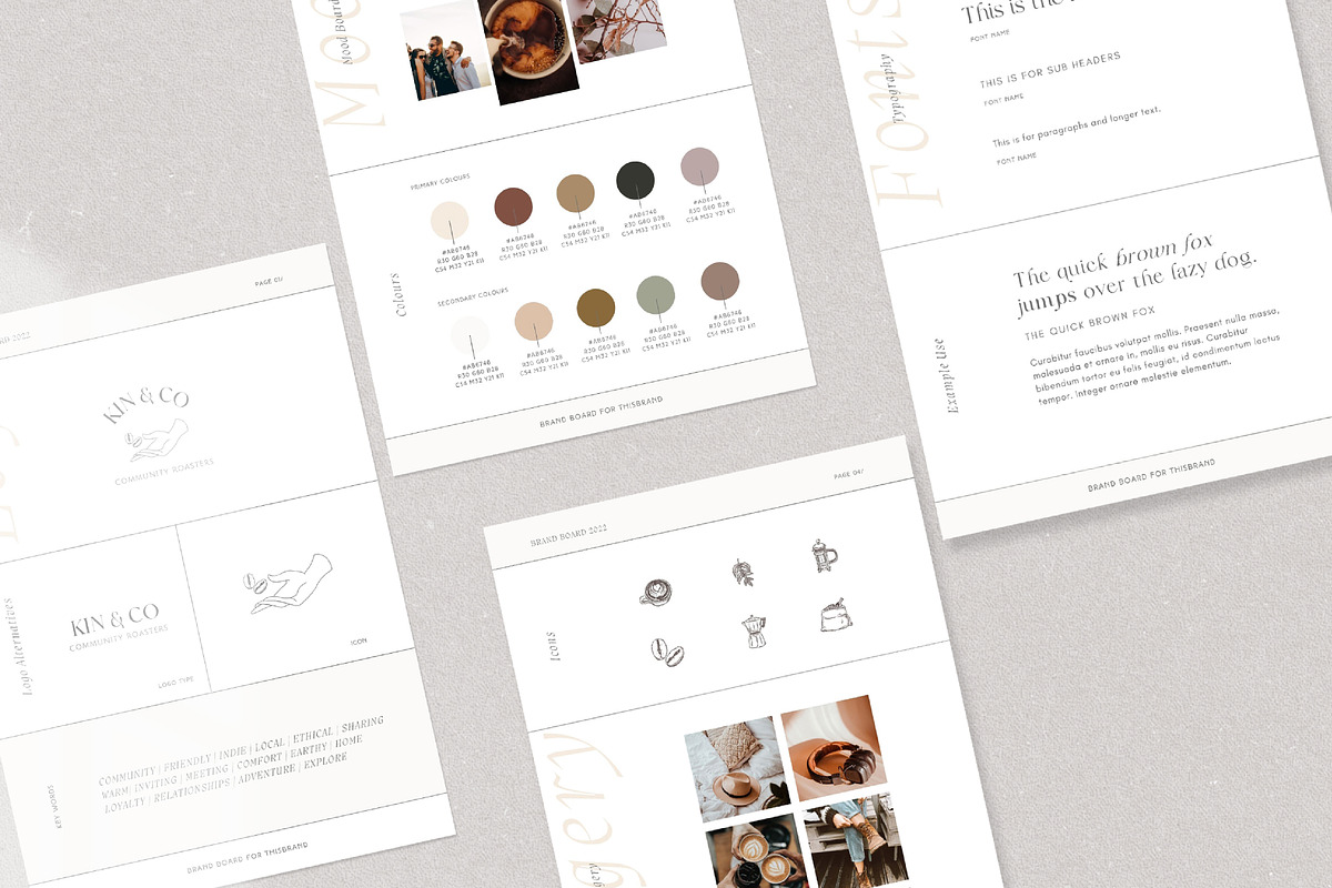 Brand Boards - Style Tiles Templates, a Presentation Template by Tabitha Emma (Photo 2 of 10)