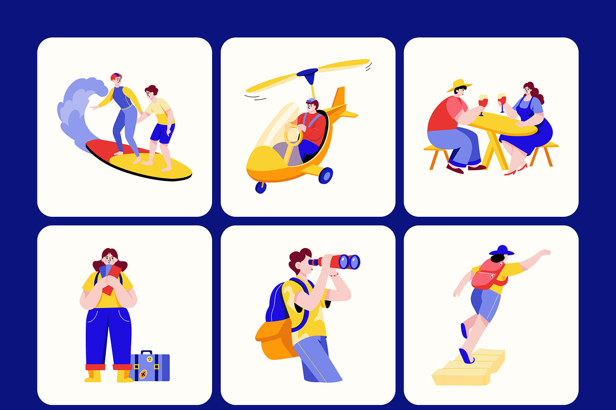 Travel illustration Art, a Person Illustration by Vectors Market (Photo 9 of 9)