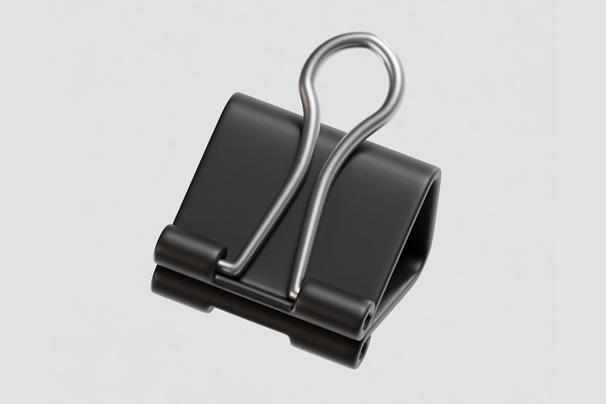 Binder Clip, an Object 3D Model by fahad121 (Photo 2 of 8)