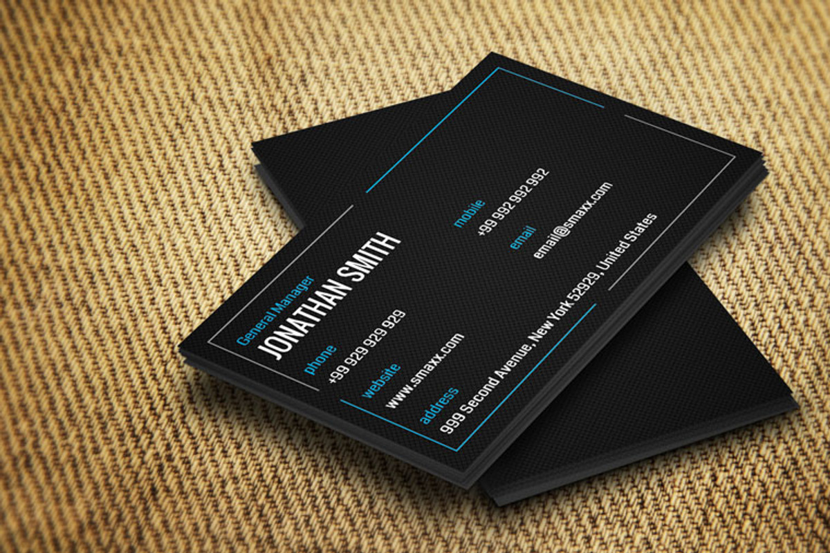 Minimal Business Card CM041, a Business Card Template by annozio (Photo 3 of 4)