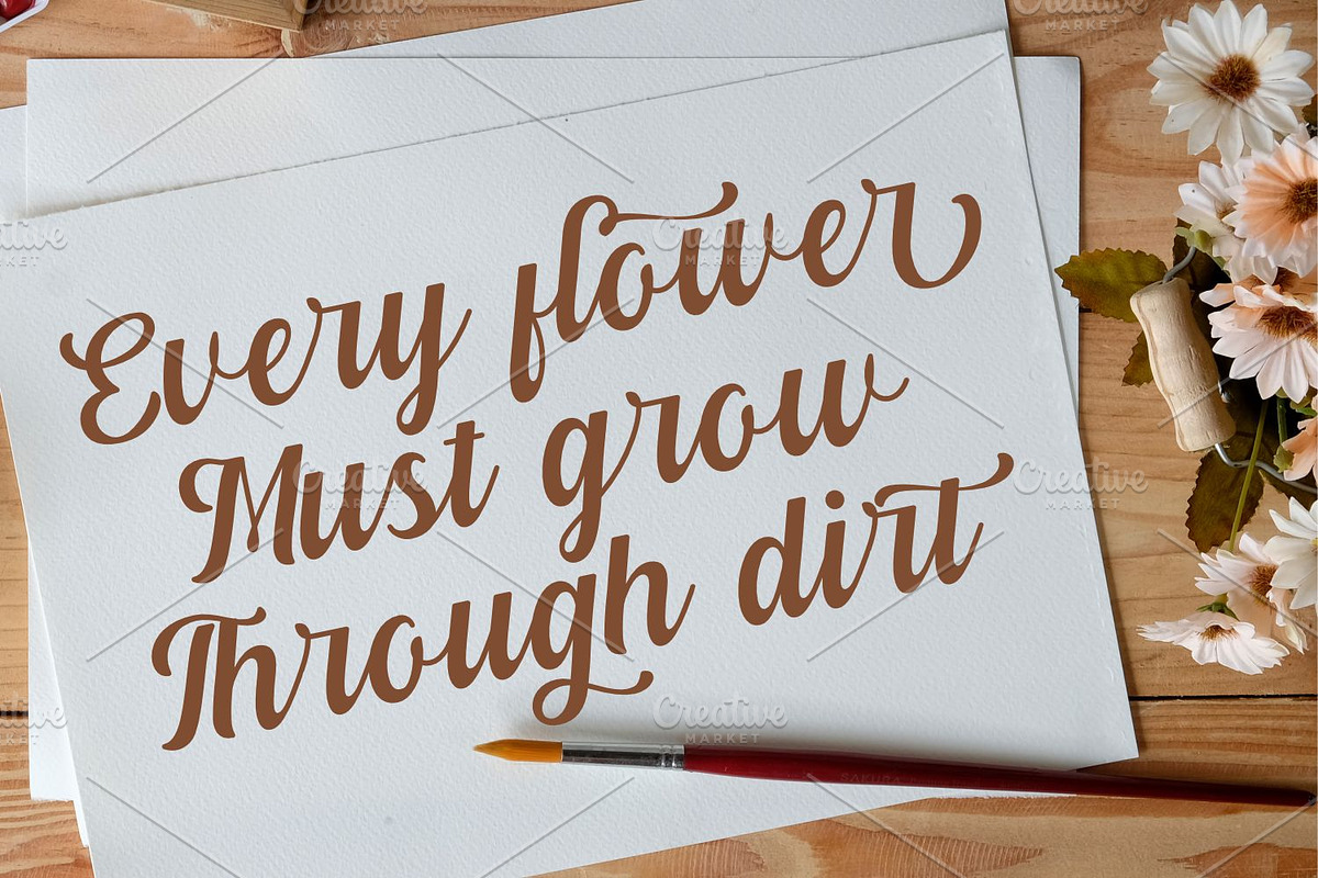 Summer Delight Font, a Script Font by R4DS (Photo 7 of 9)