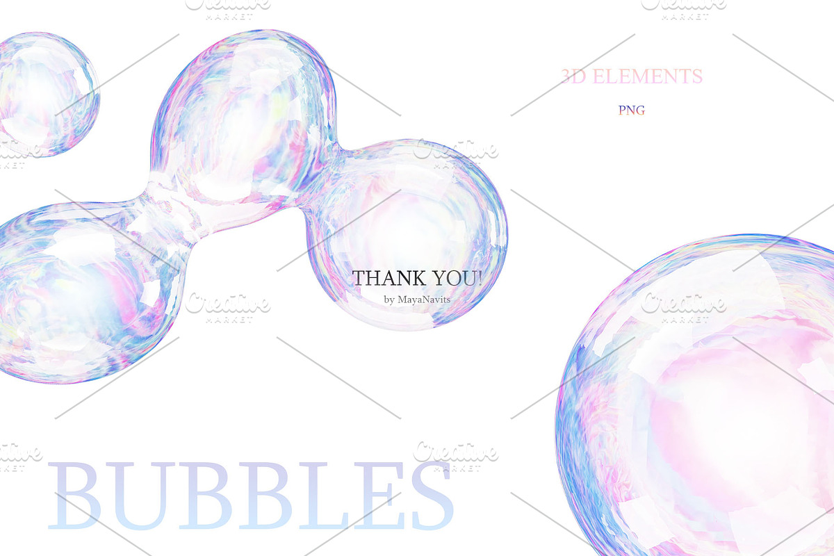 Abstract 3D Bubbles Collection, a Graphic by MayaNavits (Photo 13 of 13)