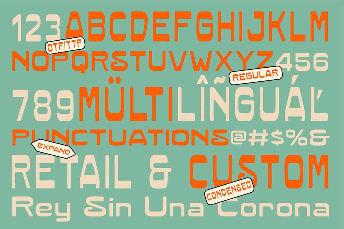 SEKAR — Retro Display Font, a Sans Serif Font by Any-Type® Foundry (Photo 5 of 8)