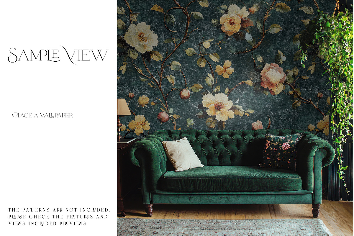 44 Frames and Wallpaper Mockup, a Product Mockup by mock-ups (Photo 9 of 18)