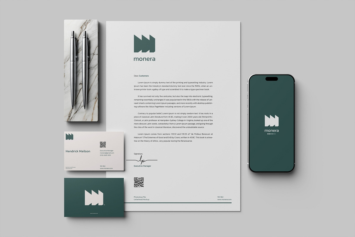 Realistic Stationery Mockup PSD, a Books & Magazine Mockup by MA-KING_ART (Photo 5 of 5)