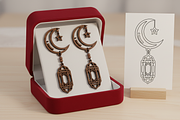 Elegant Crescent Moon & Lantern, an Illustration by Amazin_art (Thumbnail 3 of 5)