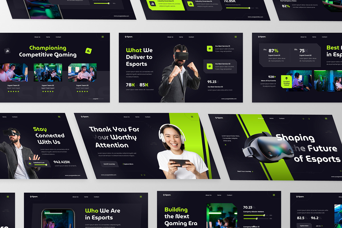 Esport Gaming Era Google Slides, a Presentation Template by MtvtdArt (Photo 5 of 6)