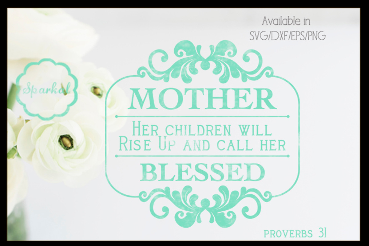 Mothers Day SVG Cutting file, an Object Graphic by SparkalDesigns (Photo 2 of 4)