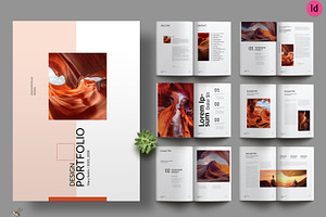 Design Portfolio Template, a Magazine Template by Creative-Lab