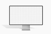 Monitor Display Mockup Template, a Product Mockup by graphypix (Thumbnail 4 of 4)