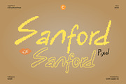 CS Sanford Pixel, a Handwritten Font by Craft Supply Co. (Thumbnail 1 of 8)