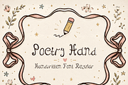 Poetry Hand Handwritten Font, a Font by Kate Creative Studio (Thumbnail 1 of 4)