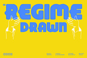 CS Regime Drawn, a Sans Serif Font by Craft Supply Co. (Thumbnail 1 of 8)