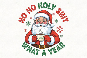Santa Clipart Santa PNG Christmas, an Illustration by CraftArtStudio