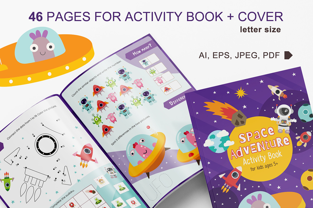 150 Pages for Kids Activity Book, an Education Illustration by Nursery Art (Photo 3 of 6)