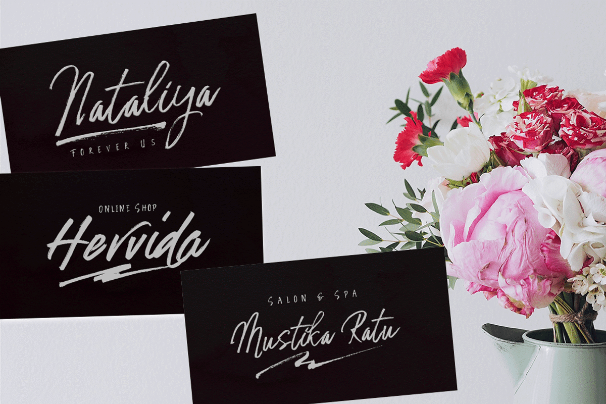 Settiya Fonts Trio+swash preview 2