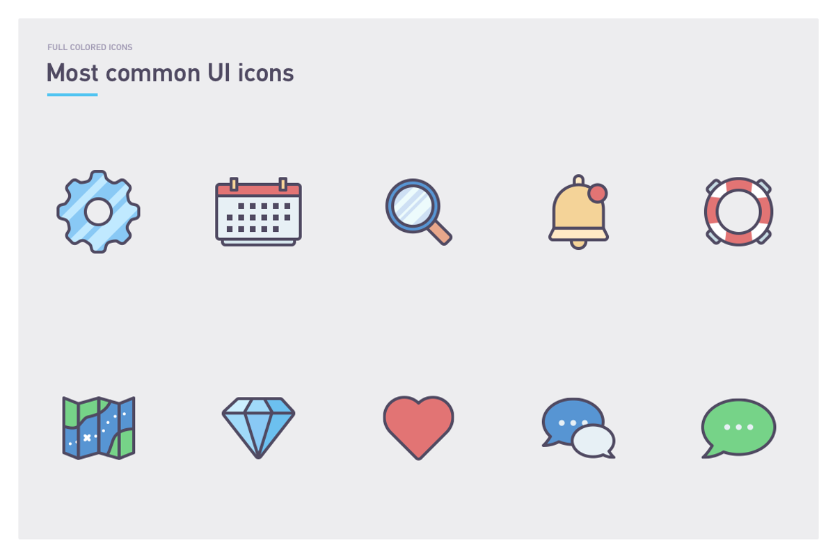 50 icons in three styles, an Icon by SashaGorosh (Photo 6 of 8)