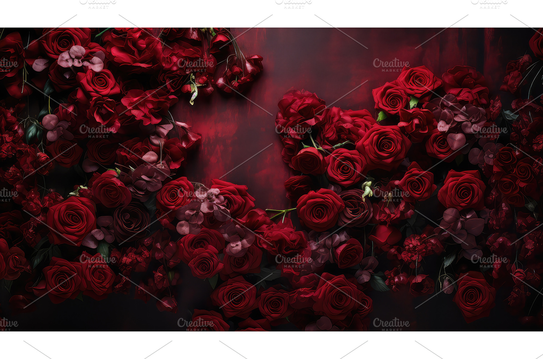 beauty backdrop roses background ai, a Beauty & Fashion Photo by pikepicture