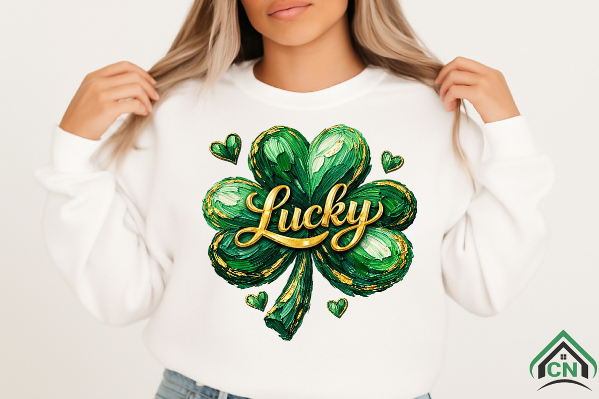 Brushstroke St Patrick's Day, an Illustration by Craft Nest (Photo 4 of 6)