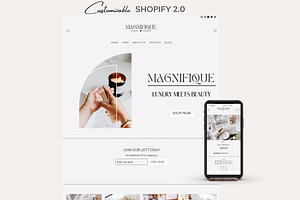 Magnifique template - Shopify Theme