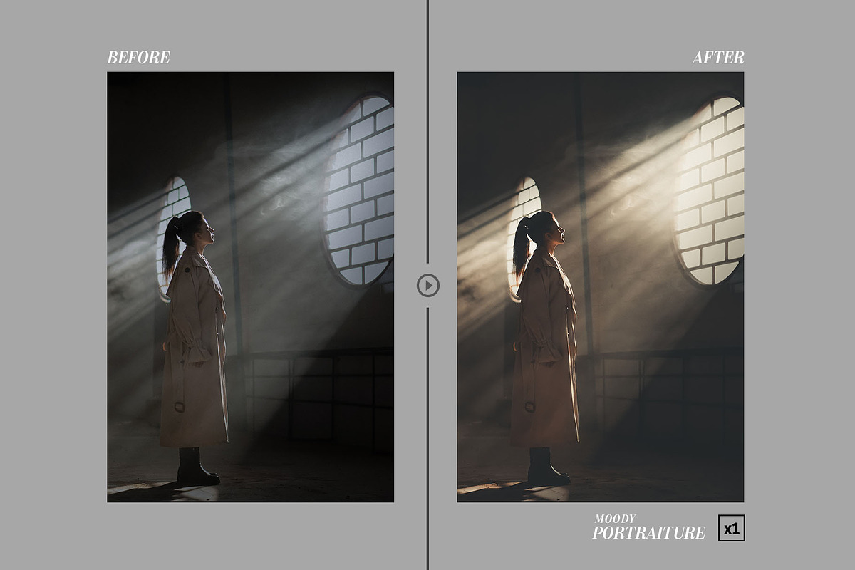 Moody Portraiture - Presets PACK, a Preset Add-On by Hydrozi Presets (Photo 7 of 10)