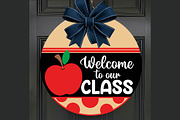 Teacher Classroom Welcome Sign SVG, an Object Graphic by EllaMaiyaali (Thumbnail 4 of 4)