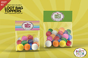 Loot Bag Topper Packaging Mockup, a Packaging Mockup by INCDesign (Thumbnail 1 of 6)