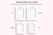 Monthly Sleep Tracker, a Stationery Template by M9 Design (Thumbnail 2 of 5)
