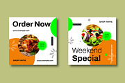 Food Social Media Post Template, a Social Media Template by MightyDesign (Thumbnail 4 of 8)
