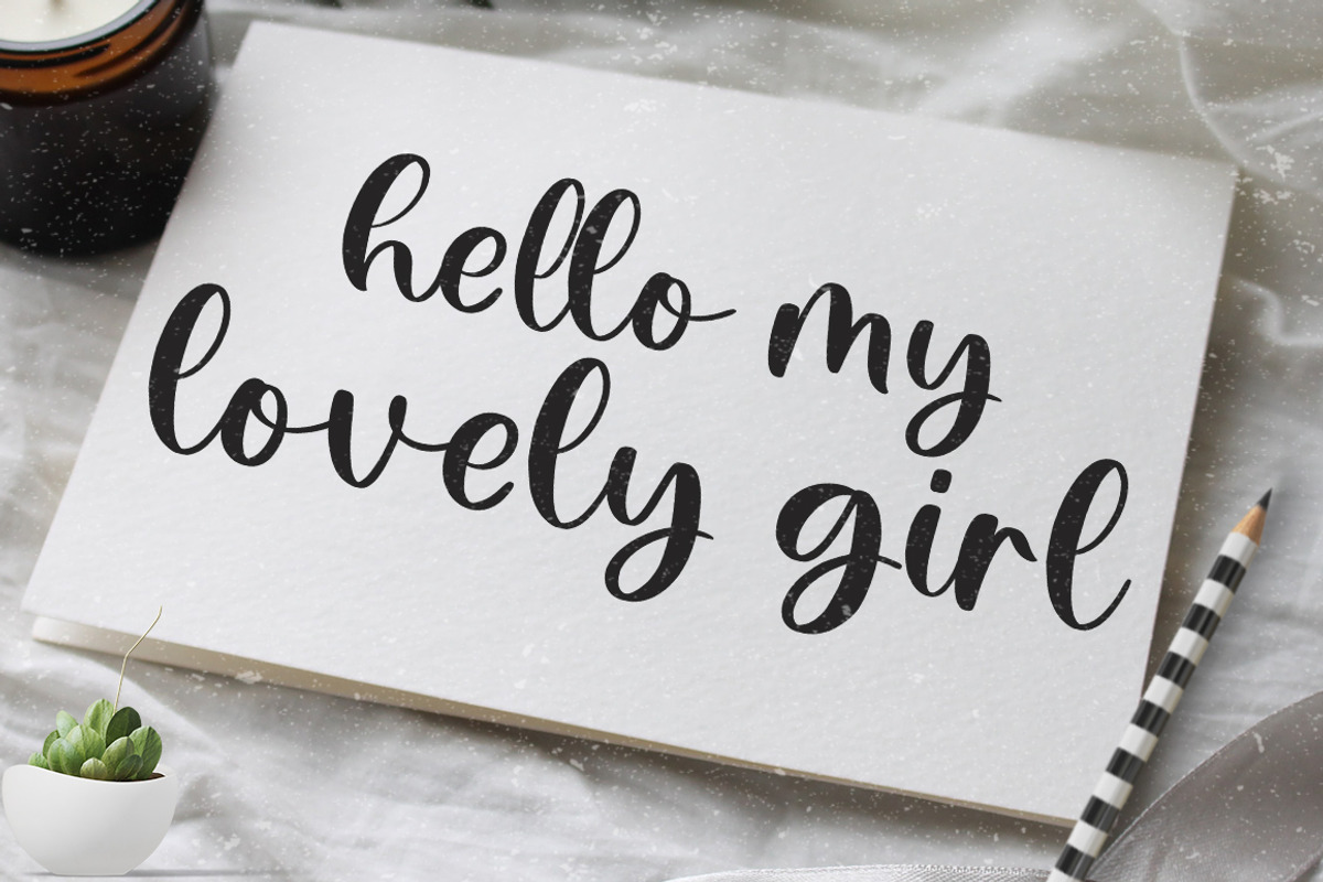 Falling Inlove Script, a Script Font by Rastype (Photo 6 of 6)