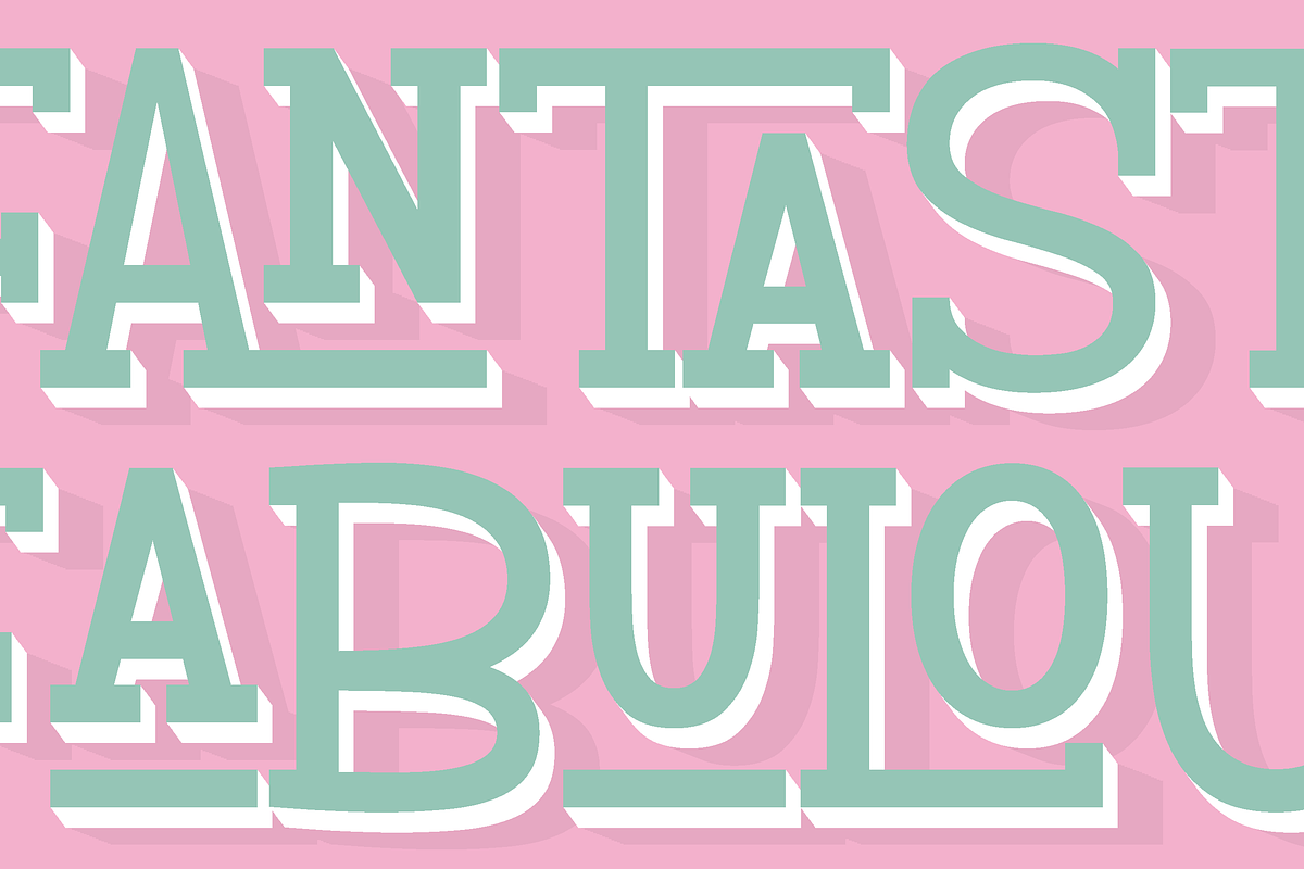 Versalita&Serif - Font preview 7