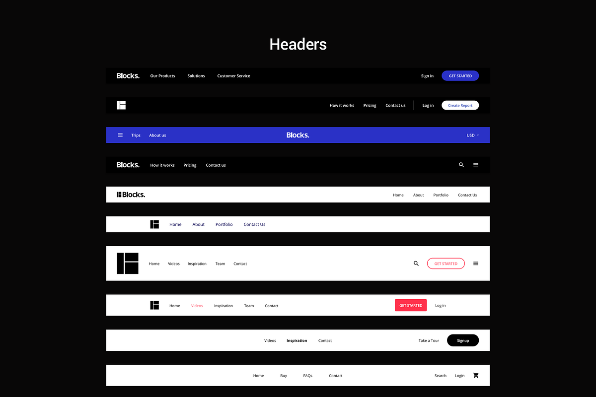 Blocks UI Kit for Sketch, an UI Kit Template by CreativesCastle (Photo 11 of 13)