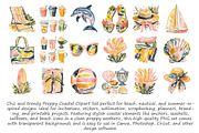 Preppy Coastal Clipart Set, an Illustration by Libby Wishes (Thumbnail 2 of 4)