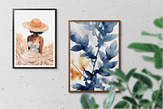 80 Artistic Botanical Prints Gallery, a Background Graphic by Muzi pear studio (Thumbnail 3 of 8)