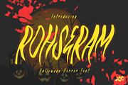ROHSERAM - Halloween Horror Font, a Font by NTC Graphic (Thumbnail 1 of 8)