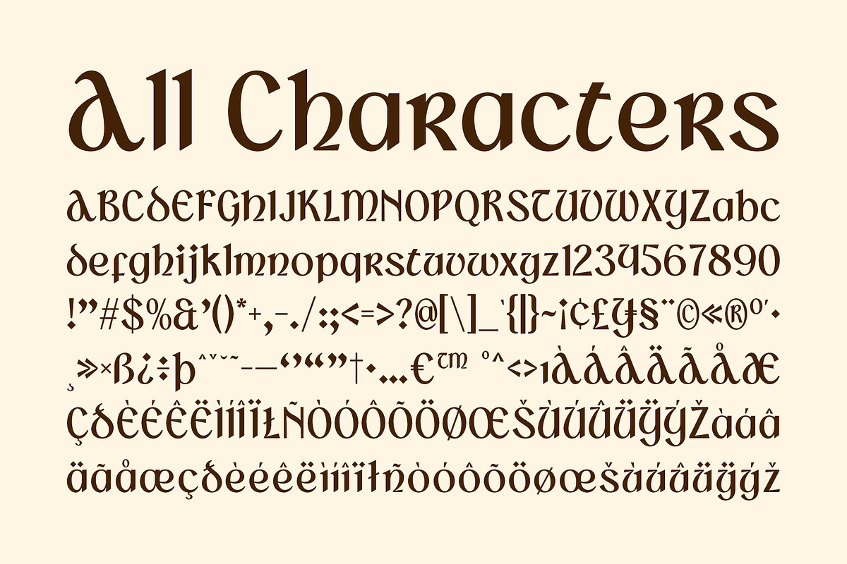 CS Kurse – Uncial Font, a Sans Serif Font by Craft Supply Co. (Photo 8 of 8)