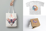 Watercolor Esoteric Elements Clipart, a Decorative Illustration by MuzaArtStudio (Thumbnail 5 of 6)
