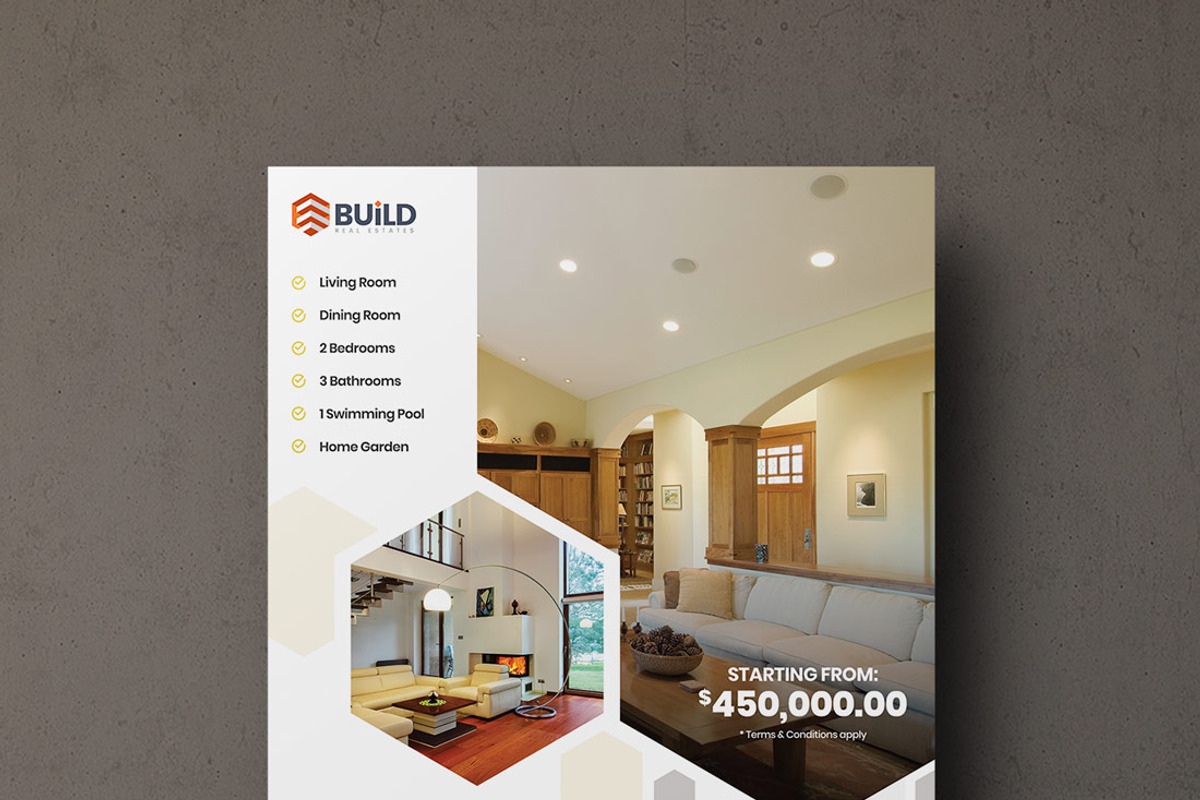 Build Real Estate Flyer, a Flyer Template by Saptarang (Photo 3 of 3)
