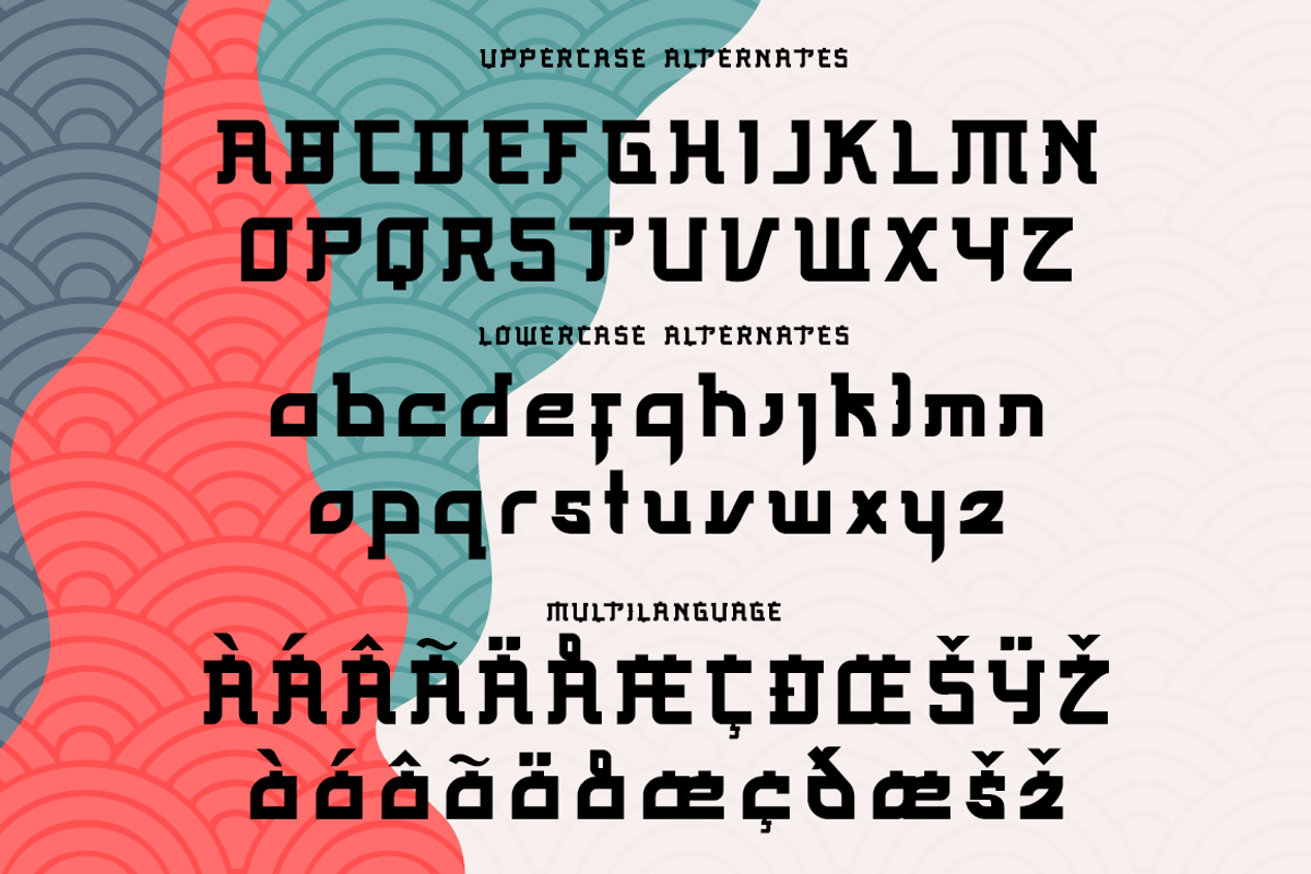 ISANEKI | Inspired by Japanese Style, a Font by Haksen (Photo 7 of 8)